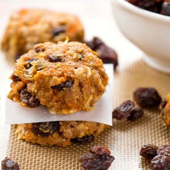 Carrot Cake Breakfast Cookies