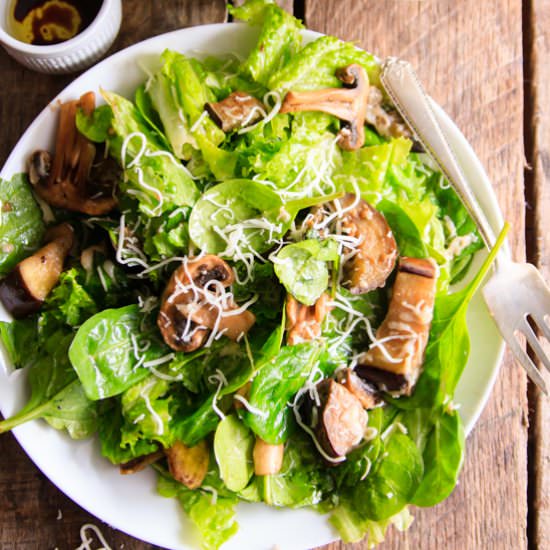 Mushroom and Eggplant Salad