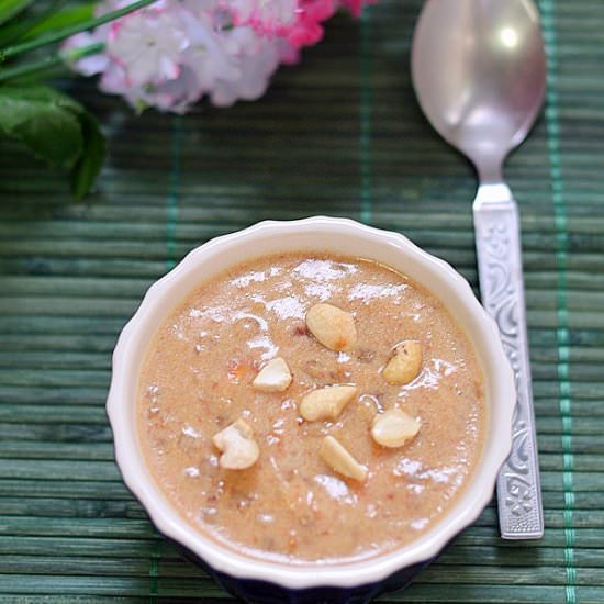 Dates sago pudding