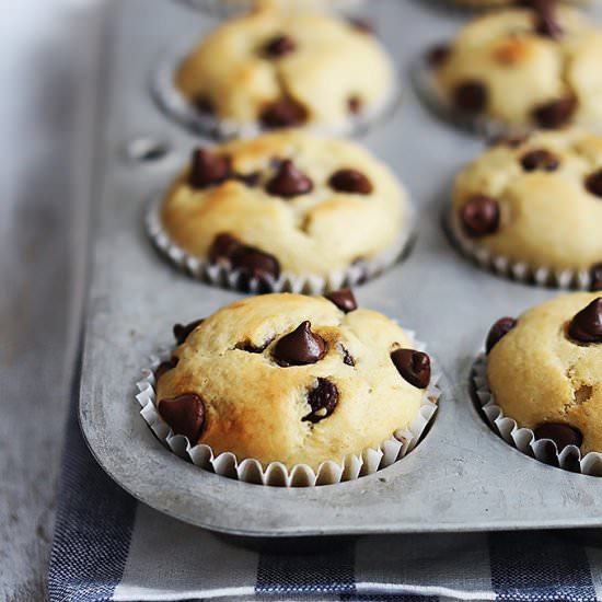 Greek Yogurt Banana Muffins