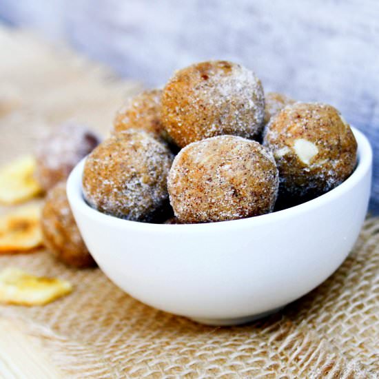 Winter Spice Plantain Protein Bites