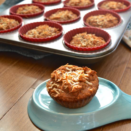 Banana Persimmon Muffins