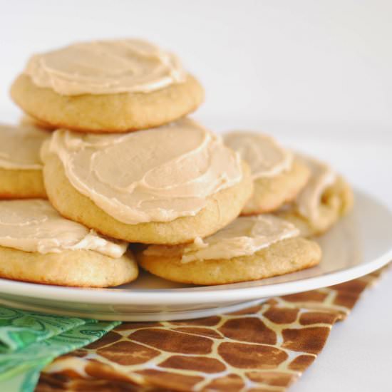 Frosted Banana Cookies