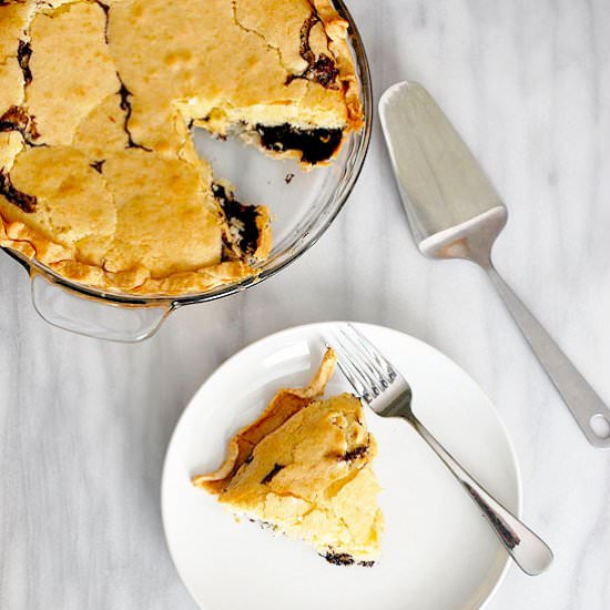 Pennsylvania Dutch funny cake pie