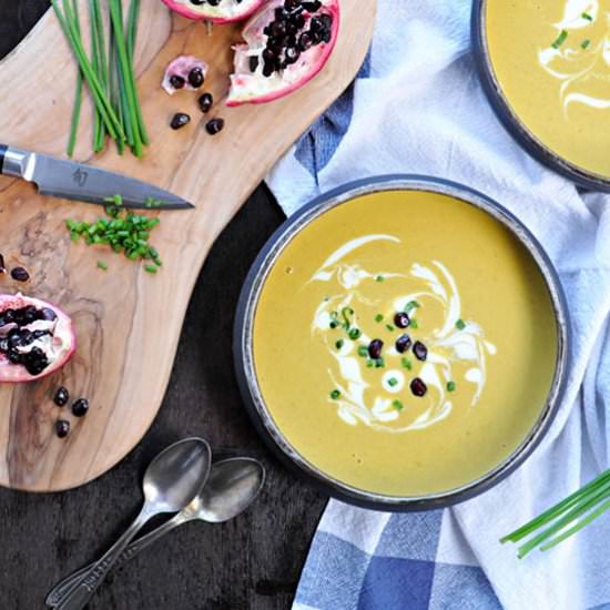 5 Spice + Curried Sweet Corn Soup