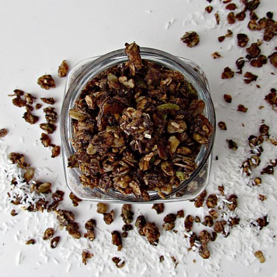 Chocolate Coconut Granola