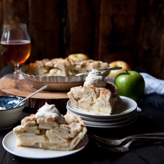 Apple Pie with Pale Ale Mascarpone