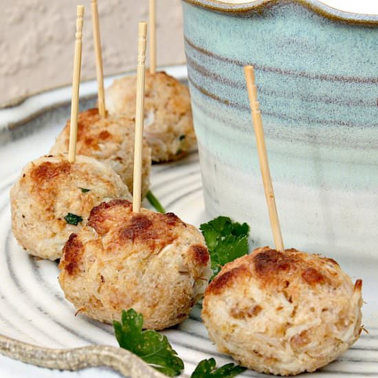 10 Minute Crab Ball Appetizers