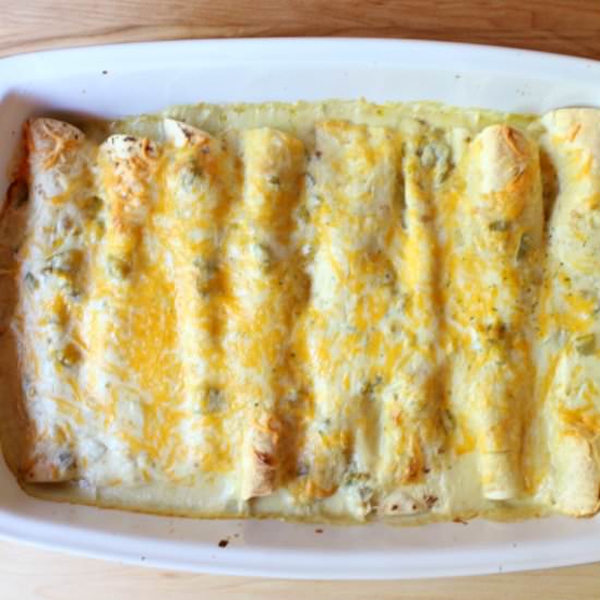 White Chicken Enchilada Recipe