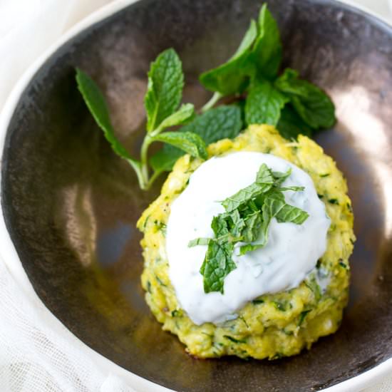 Paleo Turkish Zucchini Pancakes