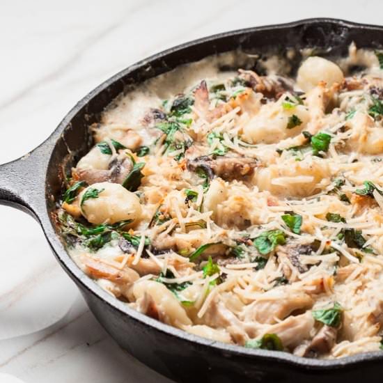 One Pot Gnocchi Spinach Chicken