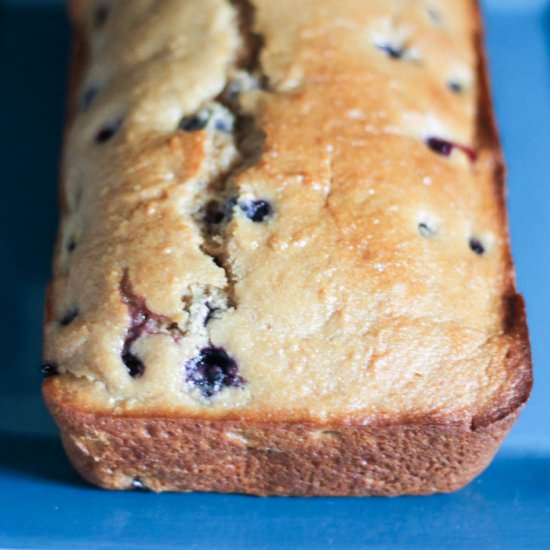 Vegan Lemon Blueberry Loaf