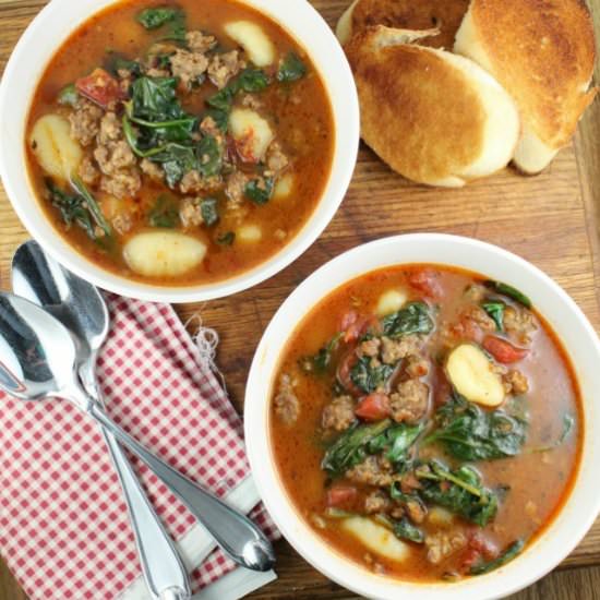 Italian Gnocchi Soup