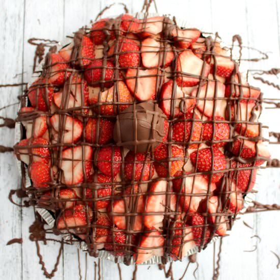 Chocolate Covered Strawberry Pie