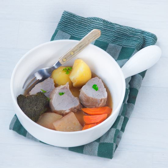 Poached tenderlion
