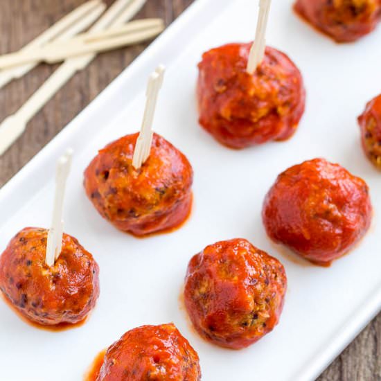 Spicy Quinoa Turkey Meatballs