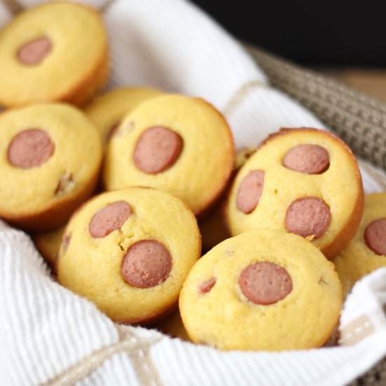 Corn Dog Muffins
