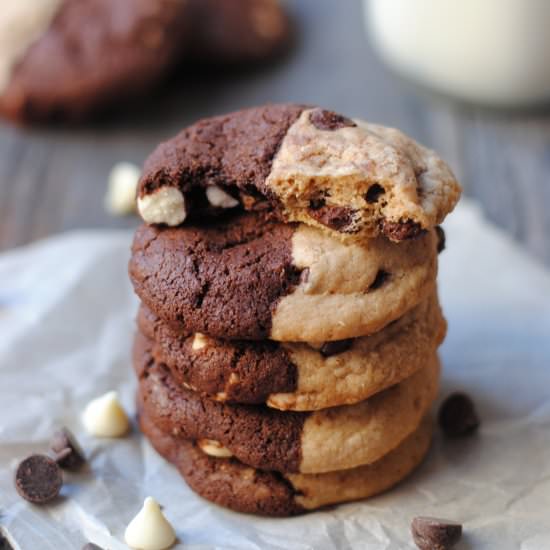 half and half cookies