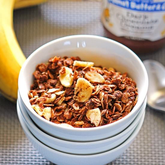 Dark Chocolate PB Banana Granola
