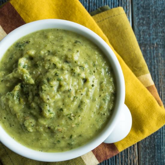 Avocado, Tomatillo Green Salsa