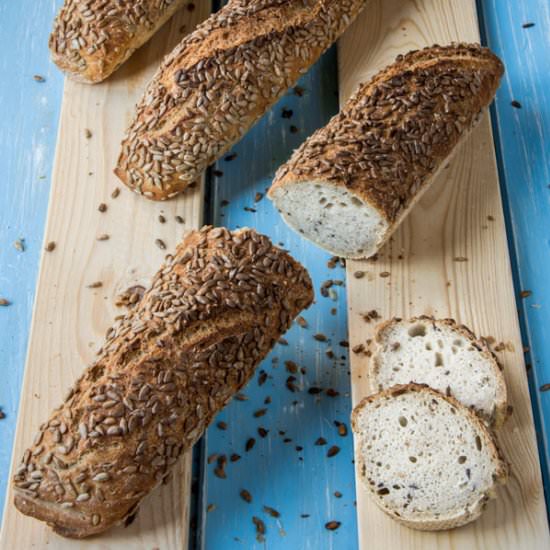 Multigrains baguettes
