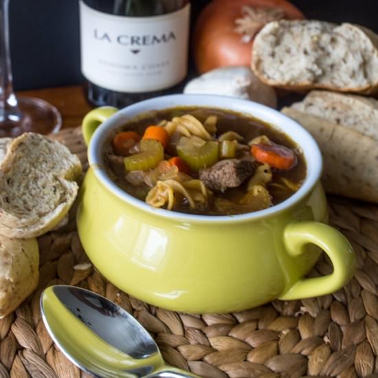 Après Ski Beef and Noodle Stew