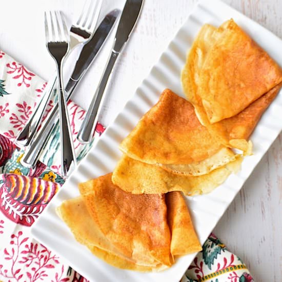 Vegan Savory Crepes