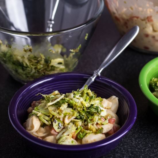 Tortellini with Cauliflower Sauce