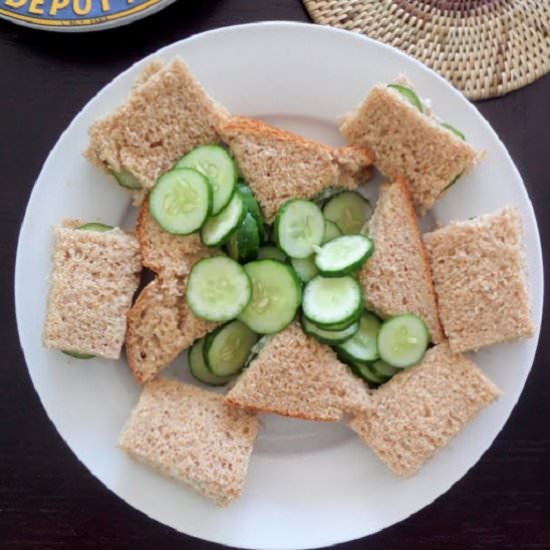 Cucumber Finger Sandwiches