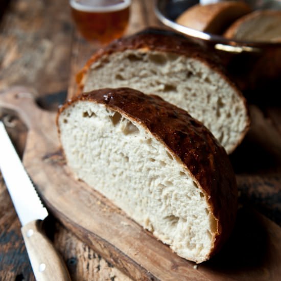Honey Hefeweizen Boule Loaf