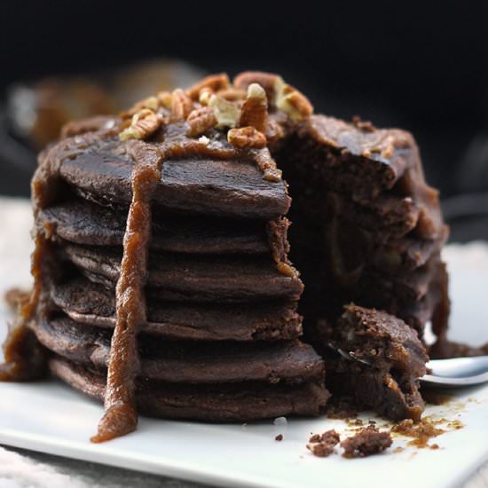 Mexican Hot Chocolate Pancakes