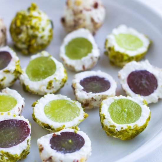 Goat Cheese Grape Balls
