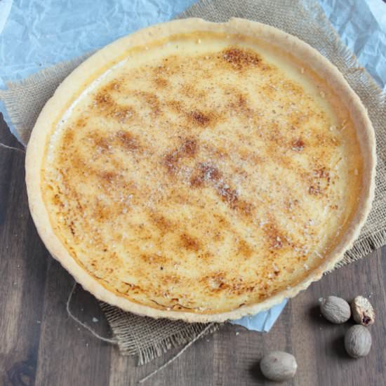 Egg custard tart