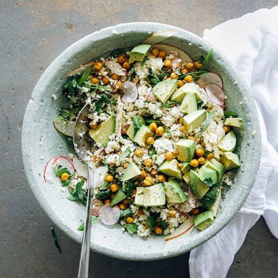cauliflower “rice & peas”