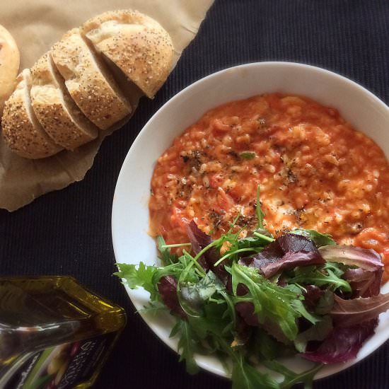 Tomato and Mozzarella Risotto