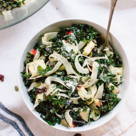Fennel and Honeycrisp Kale Salad