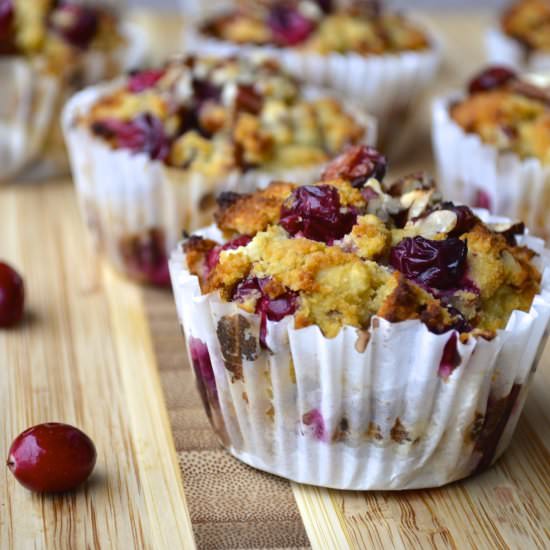 Cranberry, Orange & Pecan Muffins