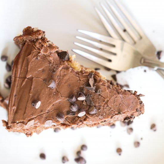 Mocha Frosted Mini Chip Layer Cake