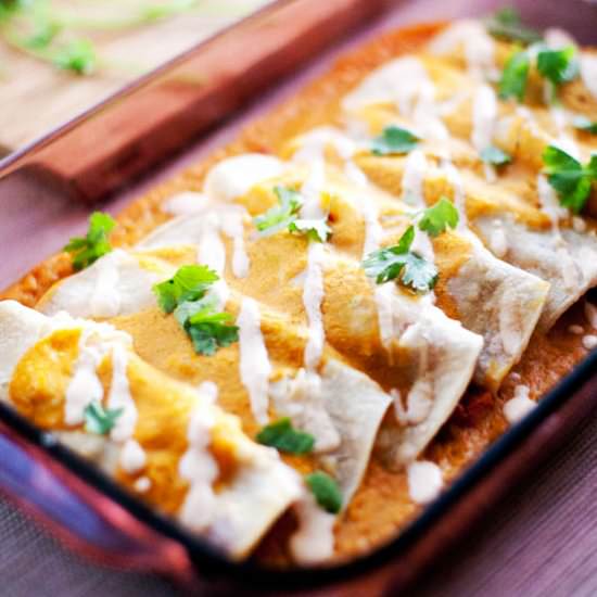 Pumpkin Enchilada Sauce (V + GF)