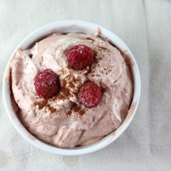 Raspberry Chocolate Mousse