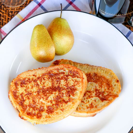 Whiskey Custard French Toast