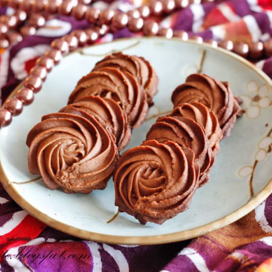 Chocolate Danish Butter Cookies