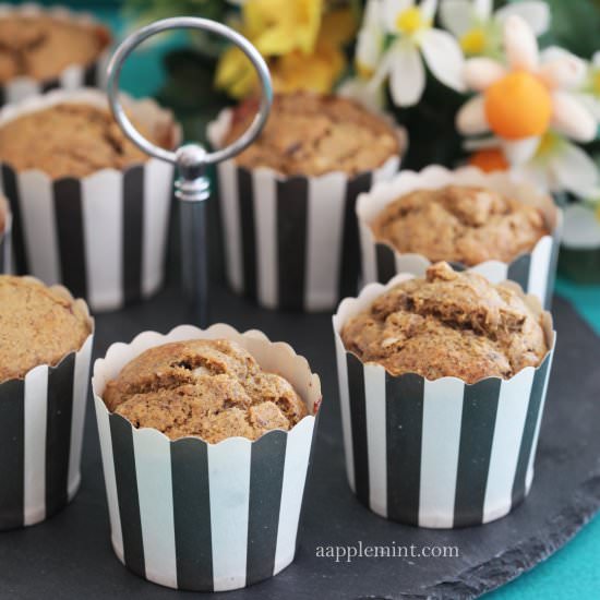 Skinny Gluten Free Banana Muffins