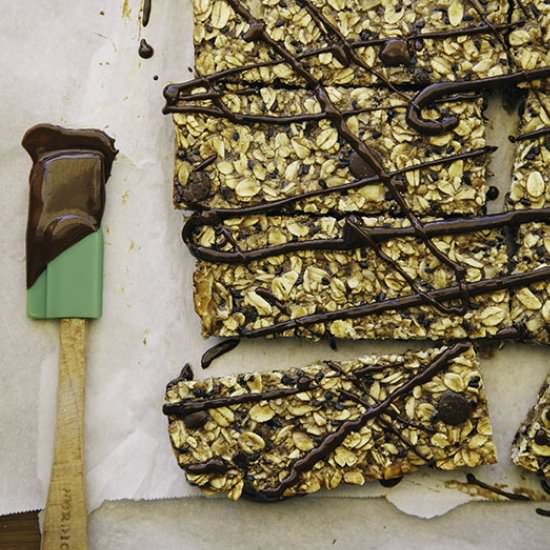 banana bread granola bars