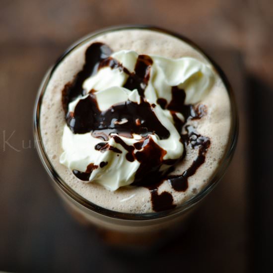 Easy chocolate milkshake