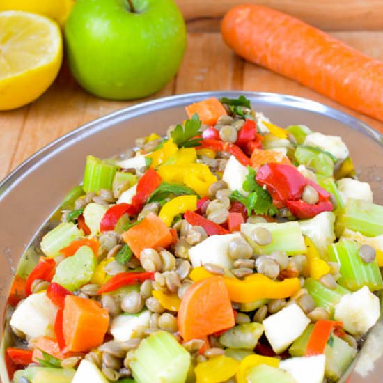 Lentil dinner salad