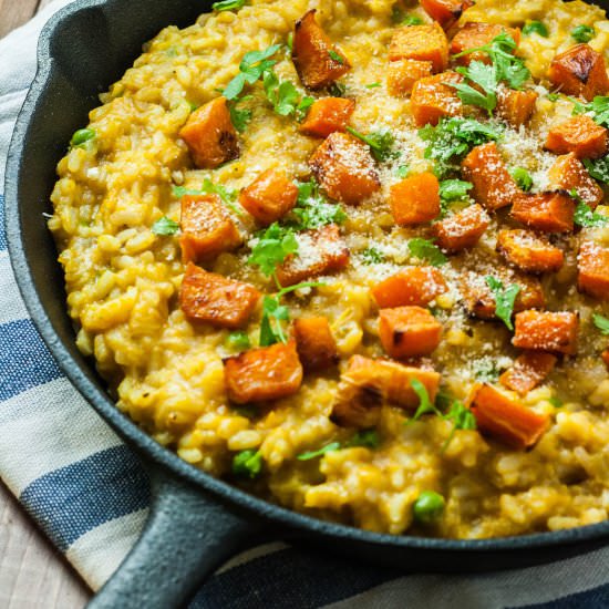 Easy Butternut Squash Risotto