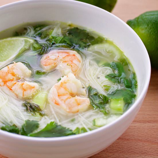 Thai Basil Noodle Soup