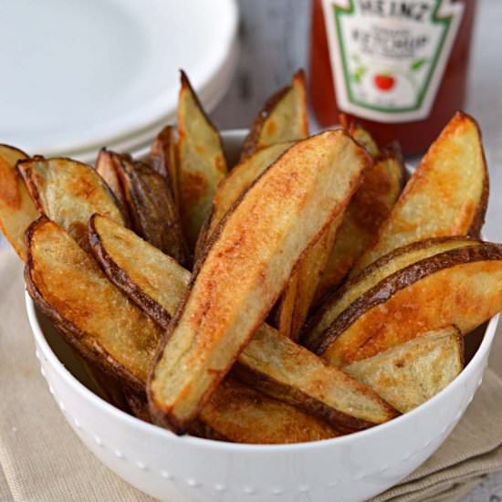 Thick cut oven fries