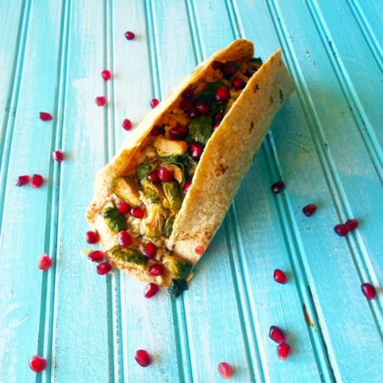 Vegan Tacos Recipe with Pomegranate